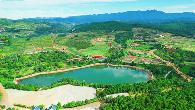 昆明长松园陵园鸟瞰图1